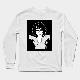 Jim Morrison The Doors singer fan art Long Sleeve T-Shirt